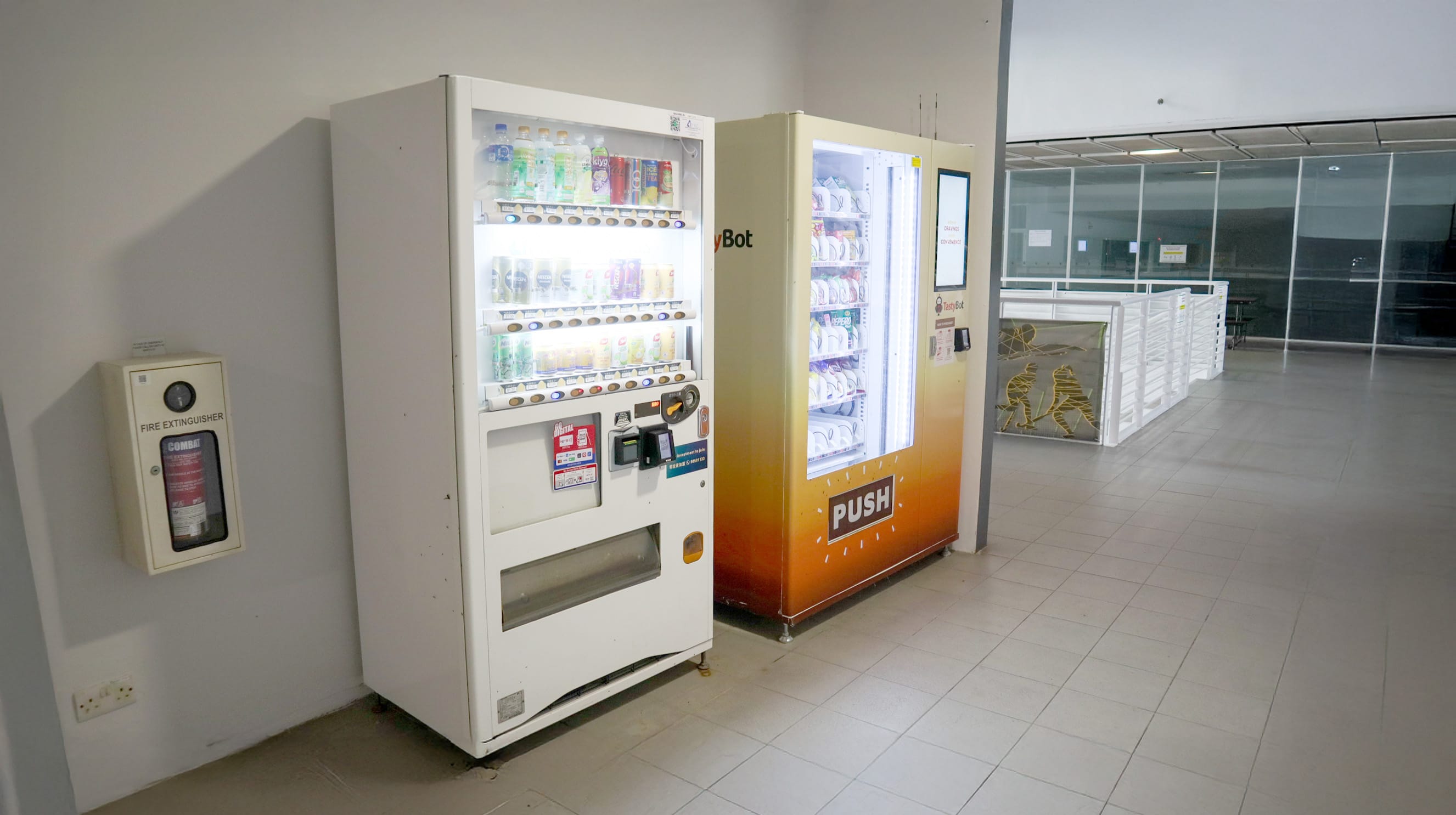 vending machines at sports complex